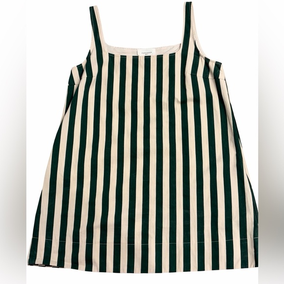 Pomander Place Green and White Striped Dress - Picture 3 of 5